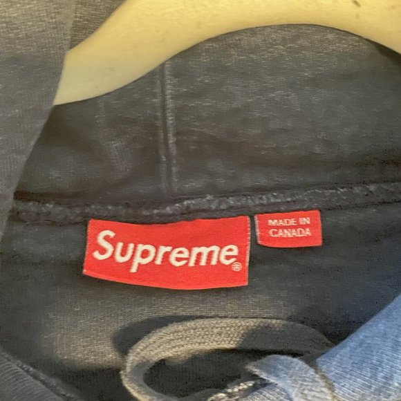 Supreme Hoodie Inside-Out Logo Hoodie Sz L - Picture 4 of 4